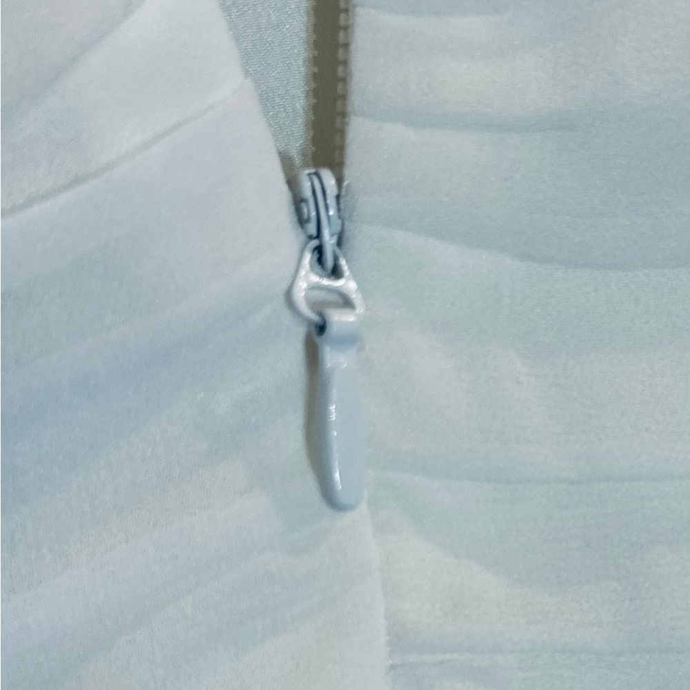 White Rouched Halter Sheath Dress - Picture 14 of 16